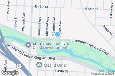 Map image of the property - 4644 Agnes Ave