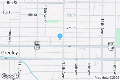 Map image of the property - 1404 8th St