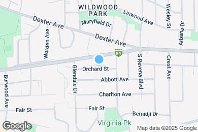Map image of the property - 1720 Orchard St