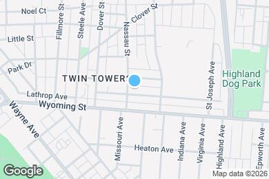 Map image of the property - 1111 Demphle Ave