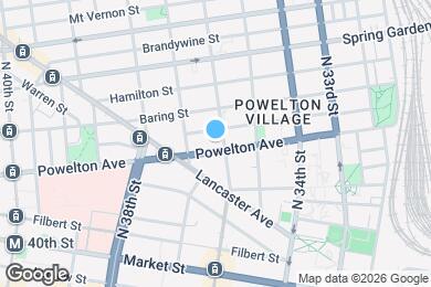 Map image of the property - 3605 Powelton Ave