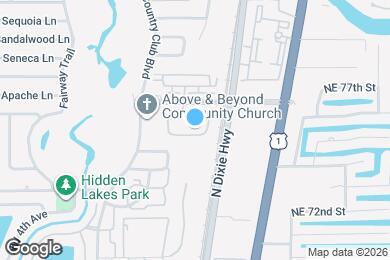 Map image of the property - 300 W Hidden Valley Blvd