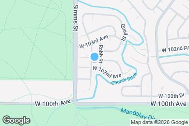 Map image of the property - 10210 Routt St