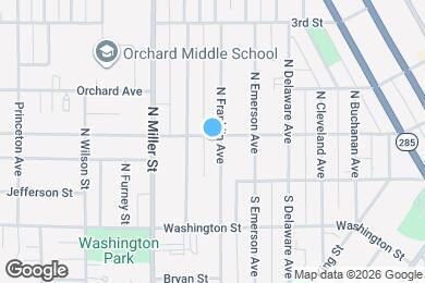 Map image of the property - 30 N Franklin Ave