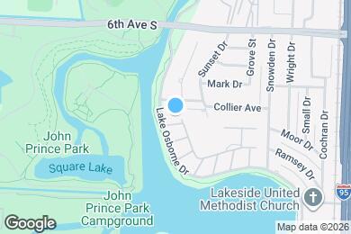 Map image of the property - 2960 Lake Osborne Dr