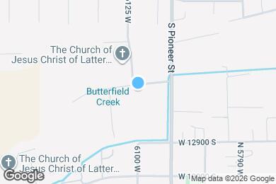 Map image of the property - 12772 S Petty Rnch Cir