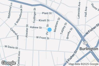 Map image of the property - 514 Peele St