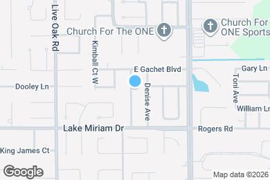 Map image of the property - 4830 S Gachet Blvd