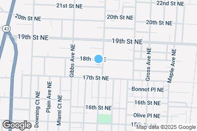 Map image of the property - 1219 Barton Pl NE