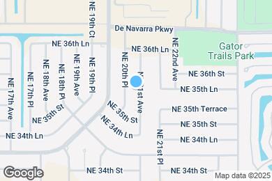 Map image of the property - 3530 NE 21st Ave