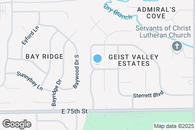 Map image of the property - 11402 Geist Valley Dr