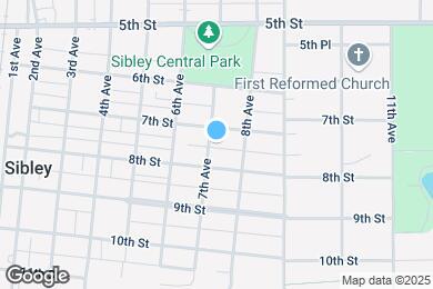 Map image of the property - 708 7th Ave