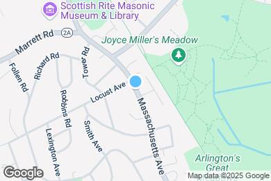 Map image of the property - 993 Massachusetts Ave