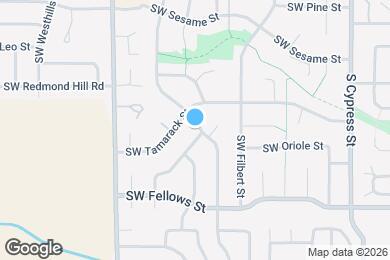 Map image of the property - 637 SW Westvale St