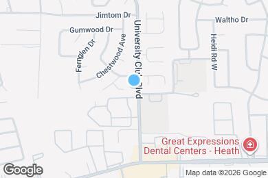 Map image of the property - 3850 University Club Blvd