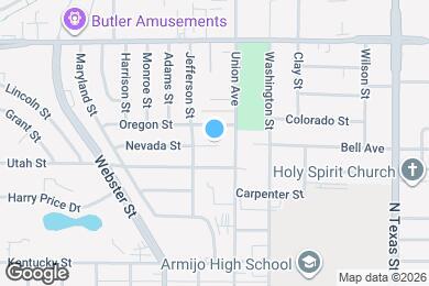 Map image of the property - 638 Nevada St