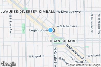 Map image of the property - 2620 N Milwaukee Ave