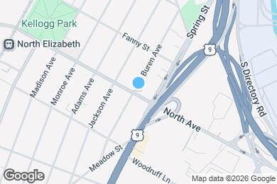 Map image of the property - 1017 North Ave