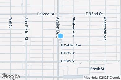 Map image of the property - 9514 Avalon Blvd