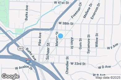 Map image of the property - 816 W 36th St