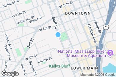 Map image of the property - 653 Bluff St