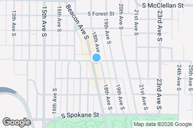 Map image of the property - 1741 S Hanford St