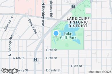 Map image of the property - 1100 N Zang Blvd