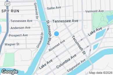 Map image of the property - 1028 Elmwood Ave