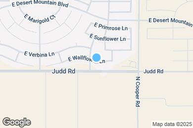 Map image of the property - 11427 E Wallflower Ln