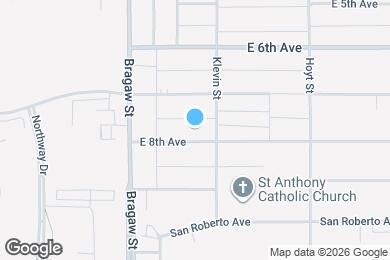 Map image of the property - 4027 E 8th Ave