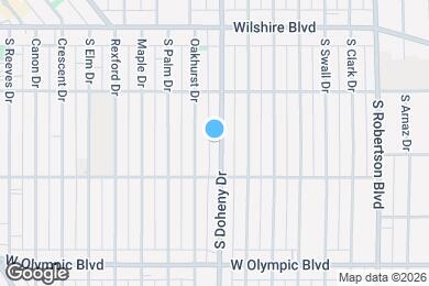Map image of the property - 245 S Doheny Dr