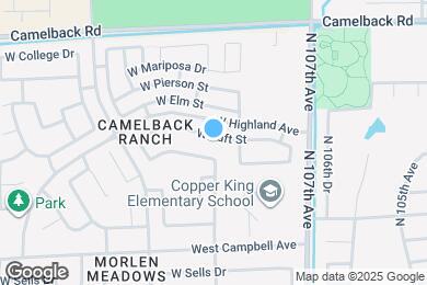 Map image of the property - 10825 W Taft St