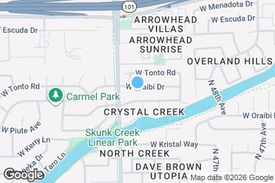 Map image of the property - 5011 W Oraibi Dr