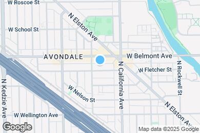 Map image of the property - 2844 W Fletcher St