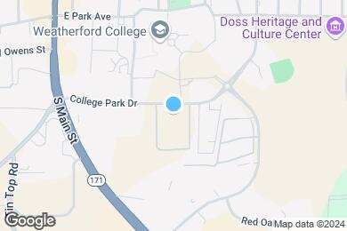 Map image of the property - Mustang Ridge Apartments