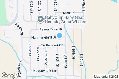 Map image of the property - 1909 Hummingbird Dr