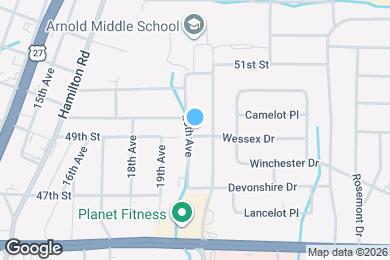 Map image of the property - 4902 20th Ave