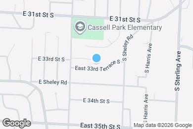 Map image of the property - 10508 East 33rd Terrace S