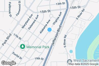 Map image of the property - 1549 Virginia Ave