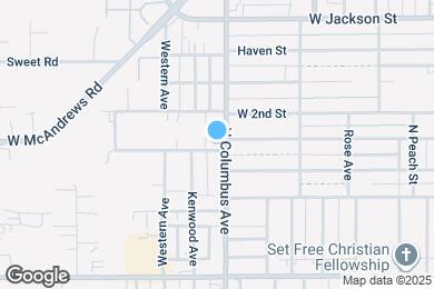 Map image of the property - 301 N Columbus Ave