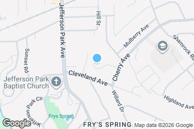 Map image of the property - 2318 Crestmont Ave
