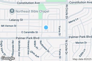 Map image of the property - 1602 Grant Ave