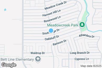 Map image of the property - 1306 Southridge Dr