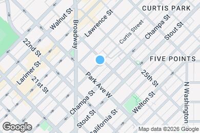 Map image of the property - 2340 Curtis Street