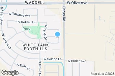 Map image of the property - 17033 W Alice Ave
