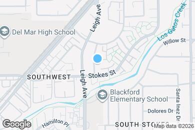 Map image of the property - 1206 Francisco Ave