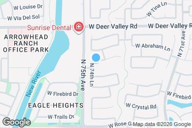 Map image of the property - 7471 W Lone Cactus Dr