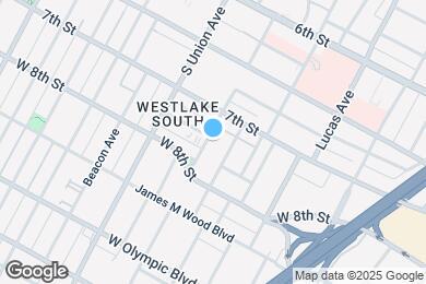 Map image of the property - 734 S Valencia St