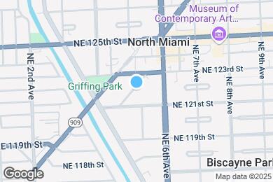 Map image of the property - 12125 NE 5th Ave
