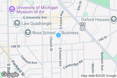 Map image of the property - 732 S Forest Ave